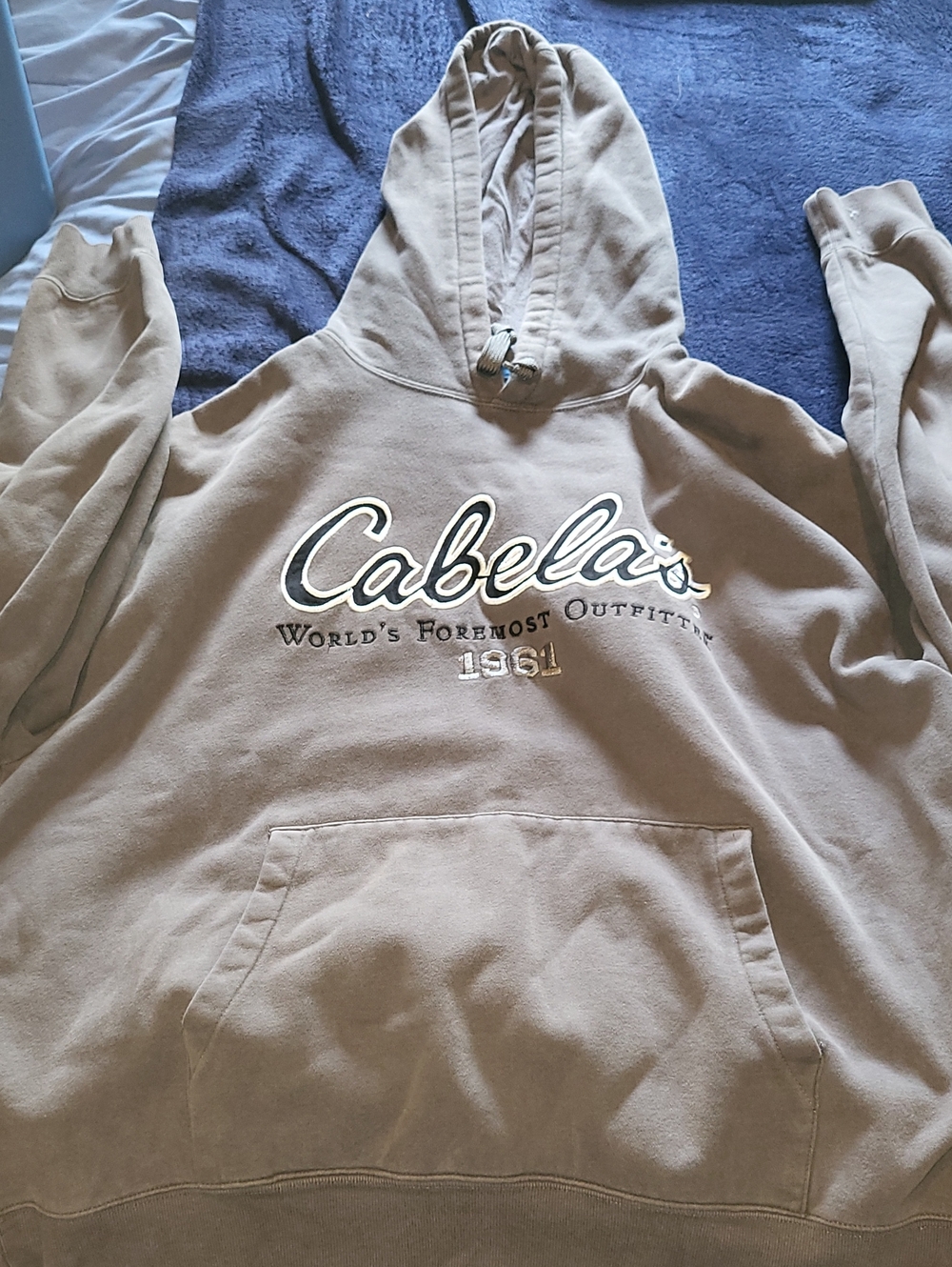Cabela's Men's Zip-Up Hoodie in Tan